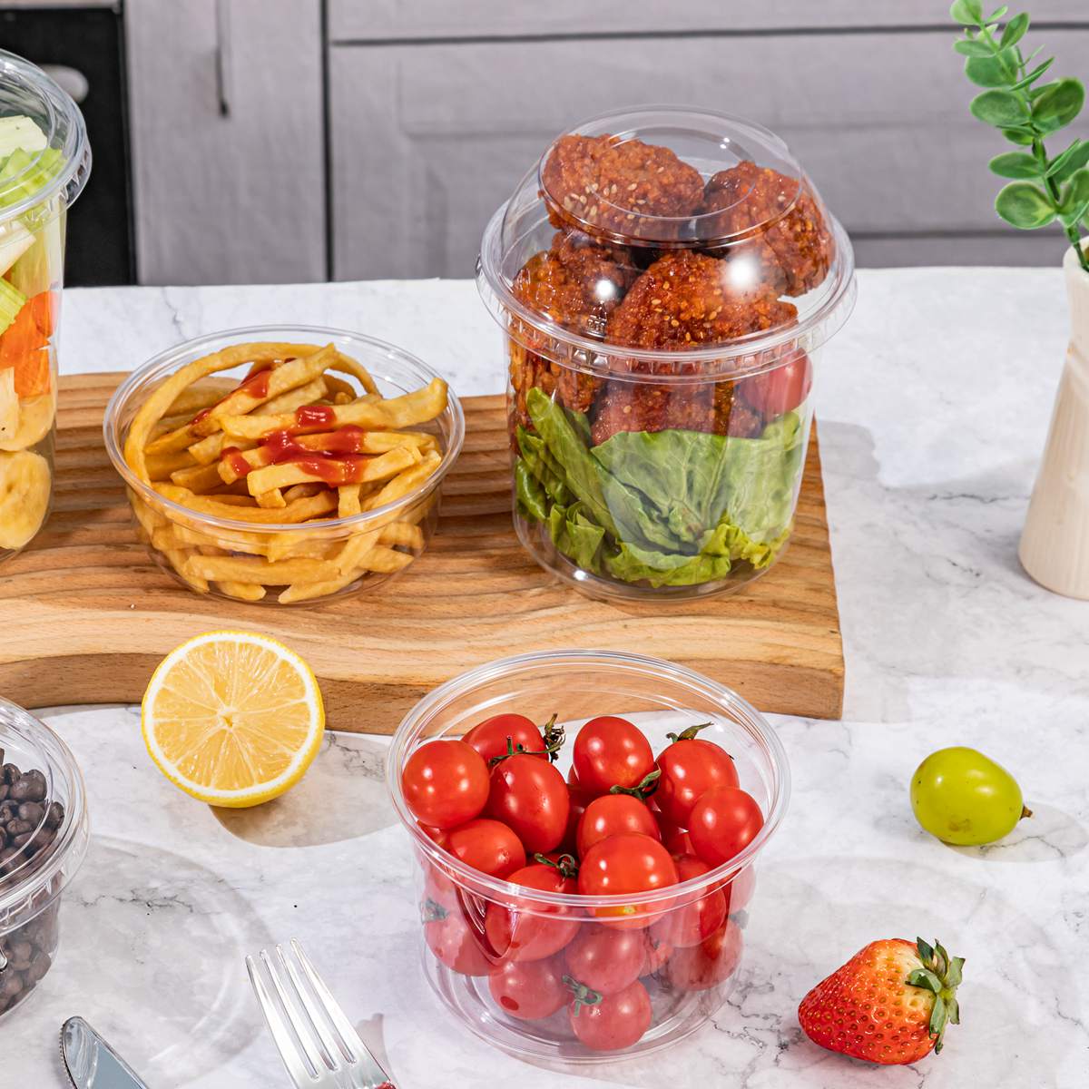 12oz PET deli container